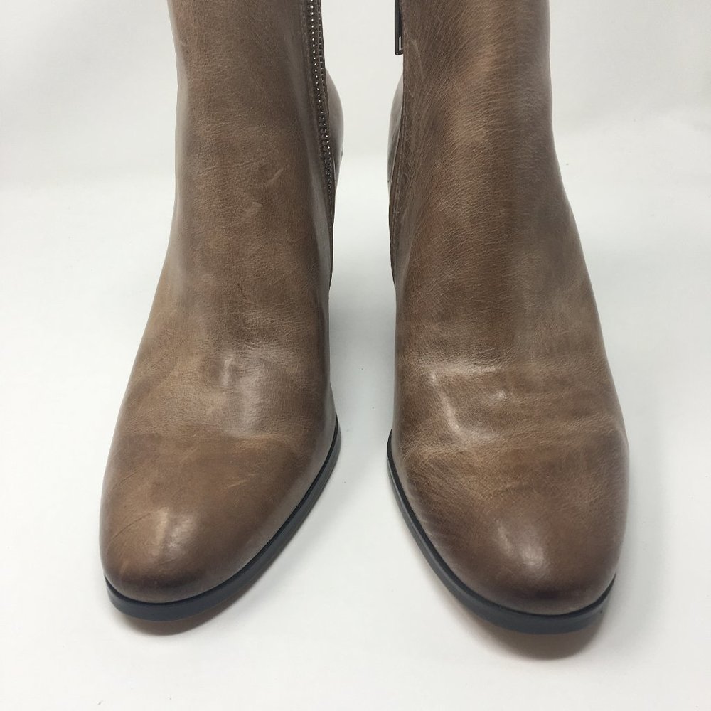 Cynthia Rowley Leather  Brown Ankle Booties